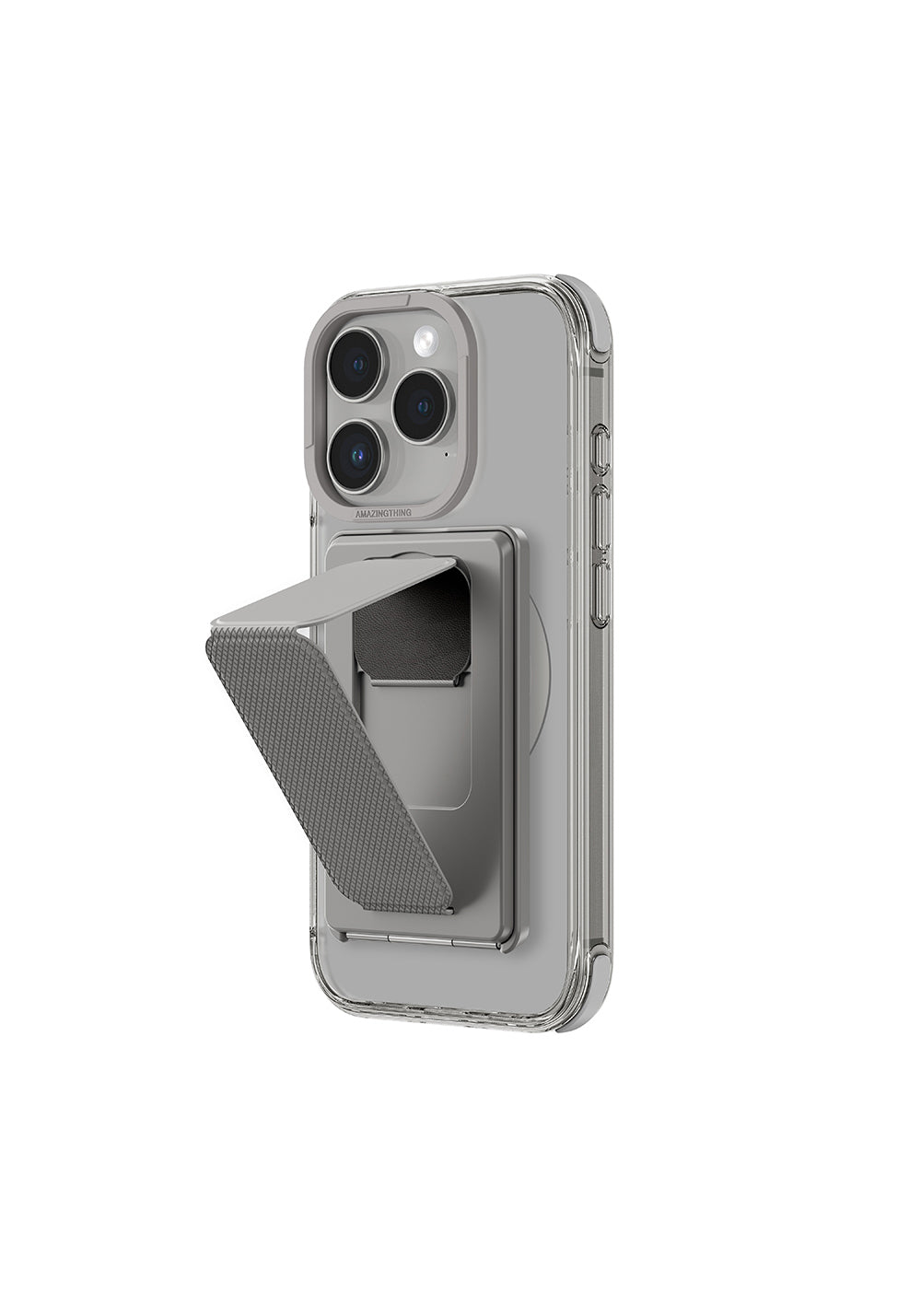 Apple iPhone 16 Pro Max Kılıf Manyetik Şarj Uyumlu Standlı Set Amazingthing Omni Adventure Serisi Kapak
