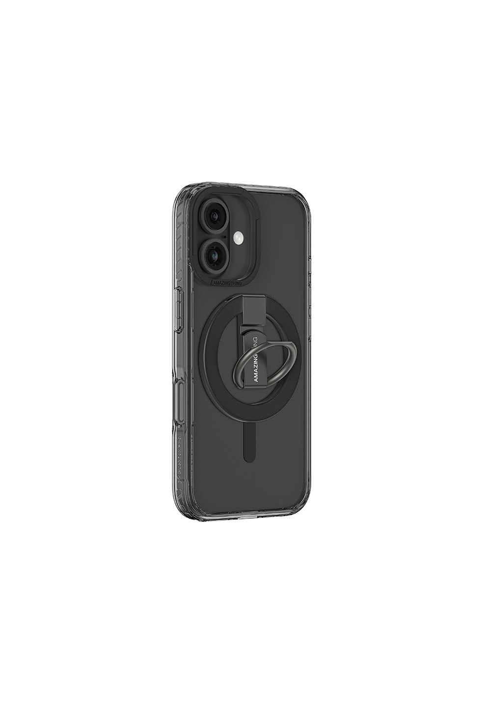 Apple iPhone 16 Kılıf Manyetik Şarj Uyumlu Yüzük Standlı Amazingthing Titan Pro Serisi Kapak
