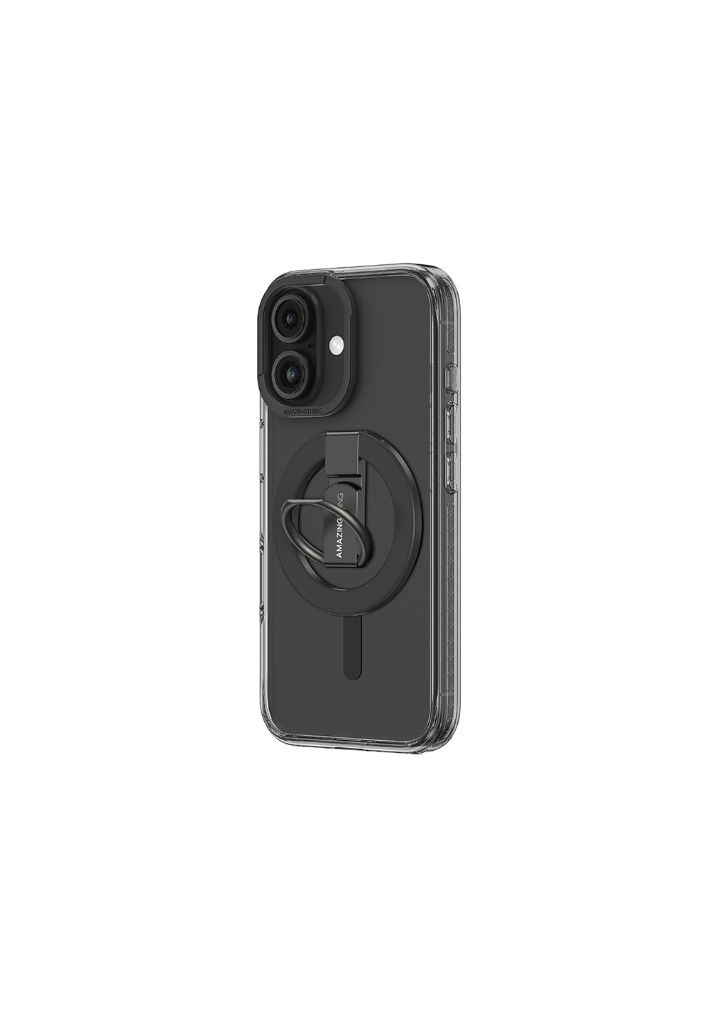 Apple iPhone 16 Kılıf Manyetik Şarj Uyumlu Yüzük Standlı Amazingthing Titan Pro Serisi Kapak