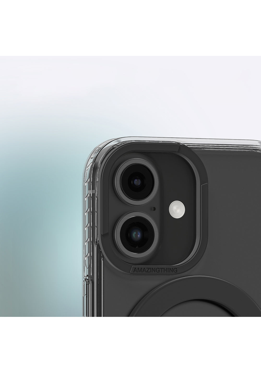 Apple iPhone 16 Kılıf Manyetik Şarj Uyumlu Yüzük Standlı Amazingthing Titan Pro Serisi Kapak
