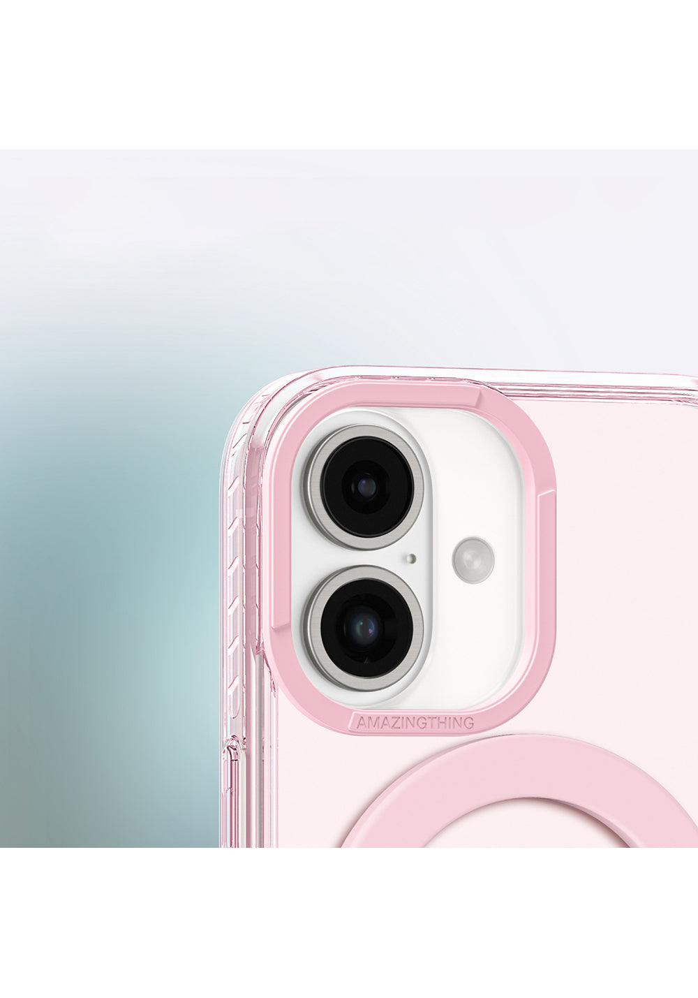 Apple iPhone 16 Kılıf Manyetik Şarj Uyumlu Yüzük Standlı Amazingthing Titan Pro Serisi Kapak