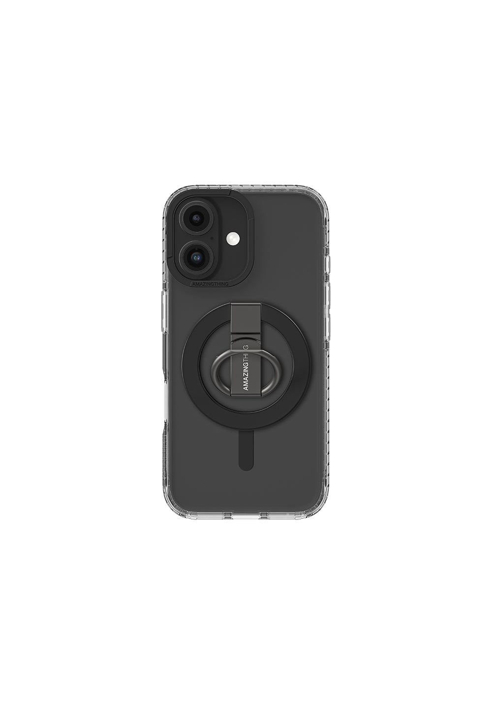 Apple iPhone 16 Plus Kılıf Manyetik Şarj Uyumlu Yüzük Standlı Amazingthing Titan Pro Serisi Kapak