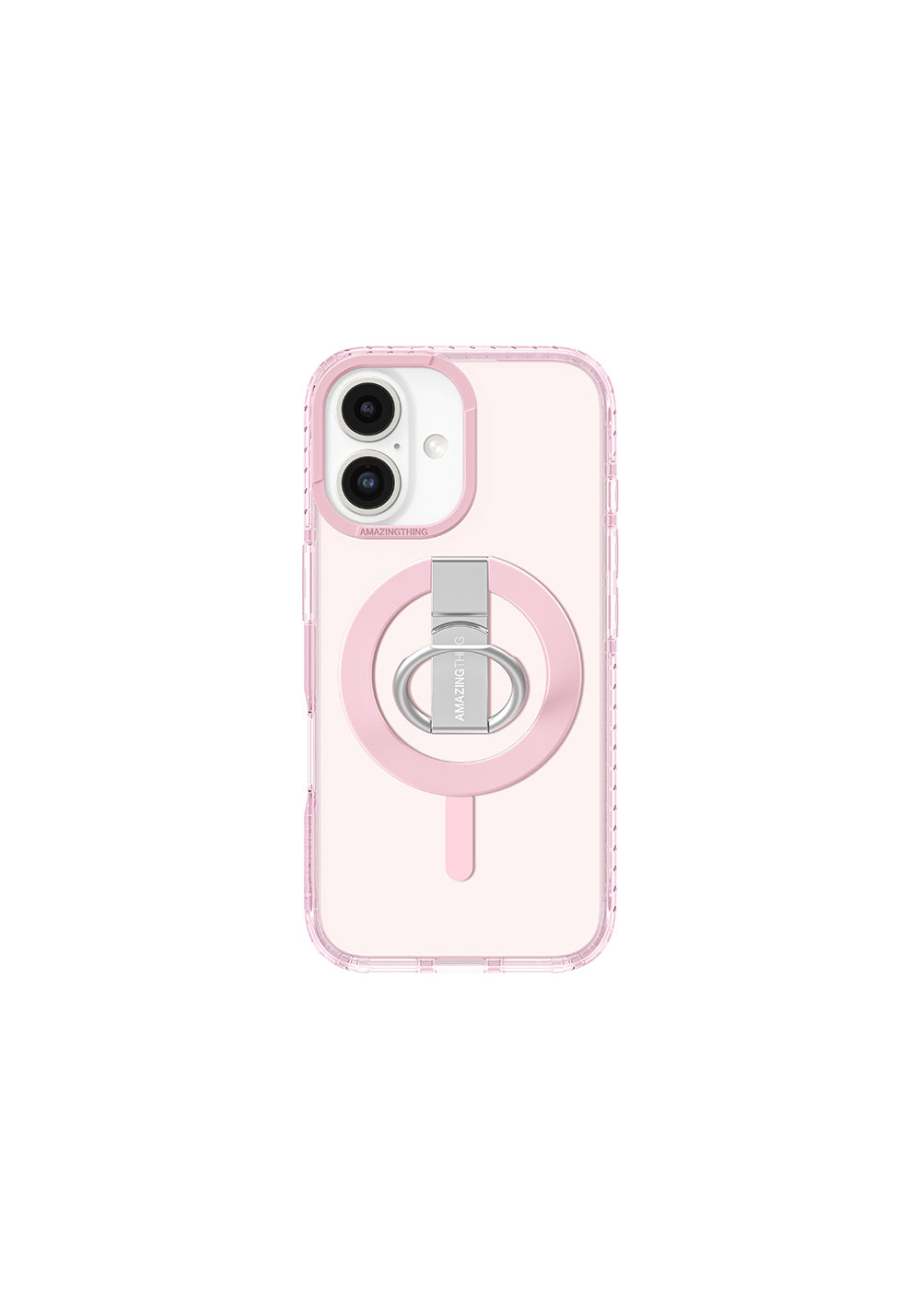 Apple iPhone 16 Plus Kılıf Manyetik Şarj Uyumlu Yüzük Standlı Amazingthing Titan Pro Serisi Kapak