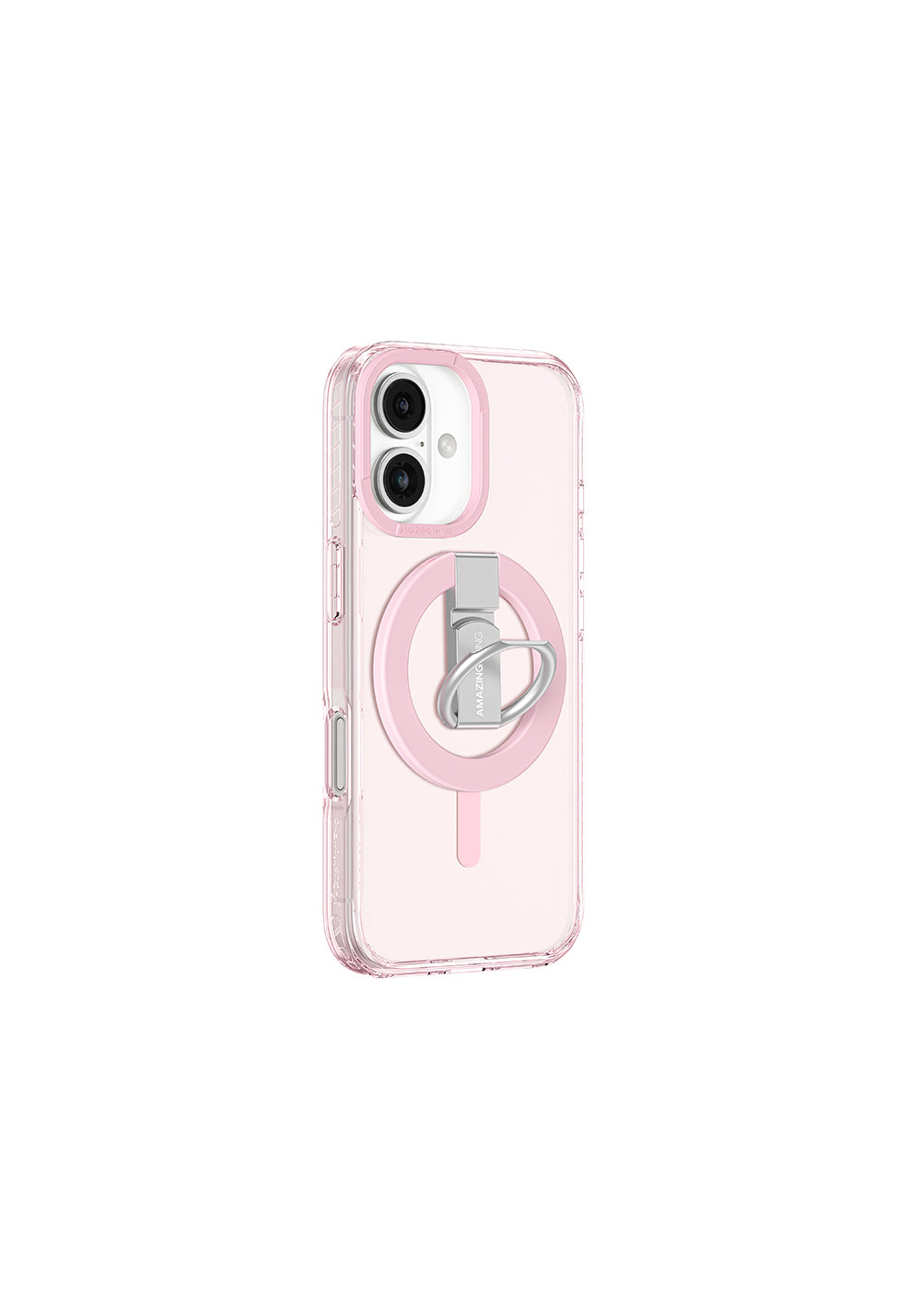 Apple iPhone 16 Plus Kılıf Manyetik Şarj Uyumlu Yüzük Standlı Amazingthing Titan Pro Serisi Kapak