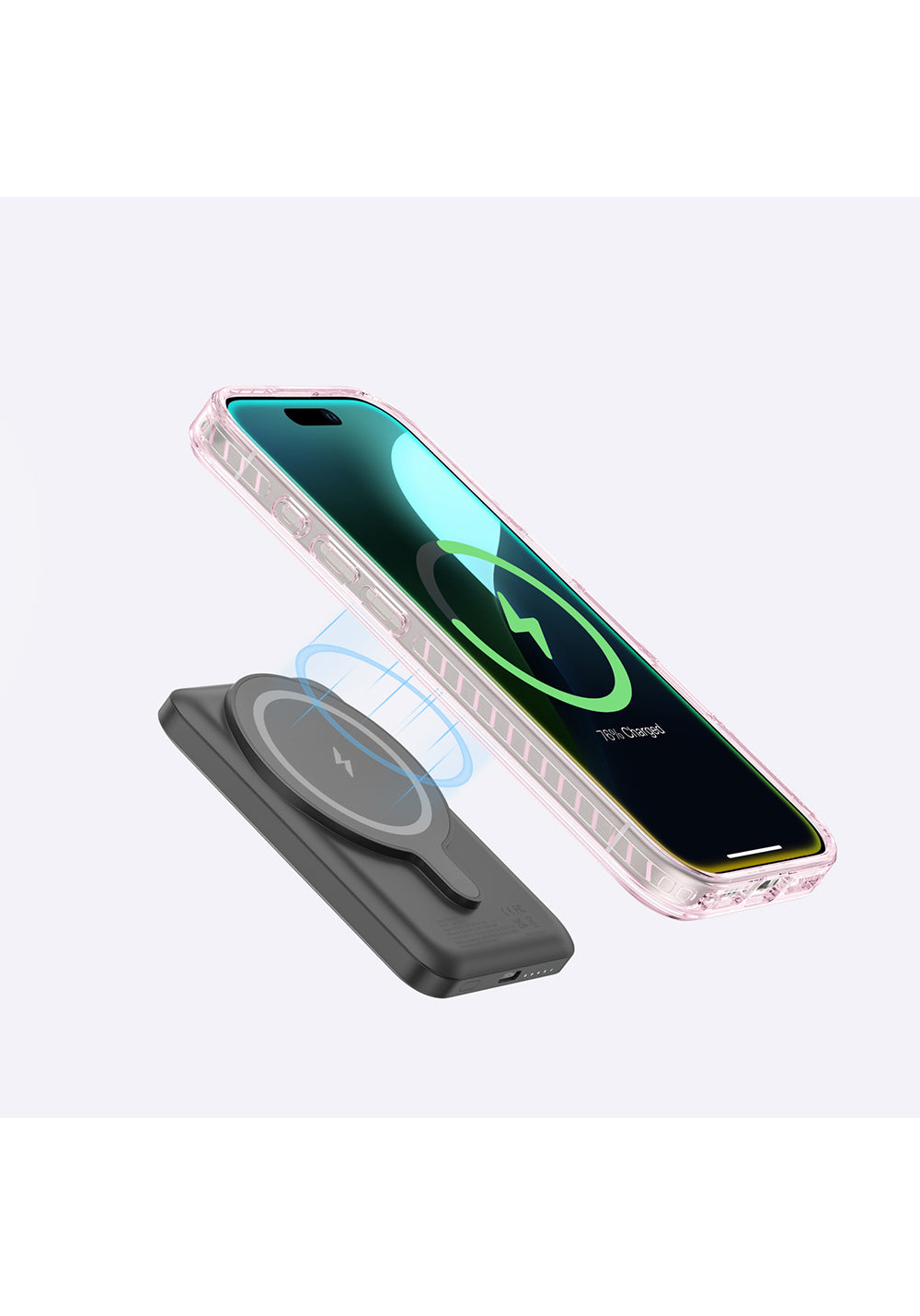Apple iPhone 16 Plus Kılıf Manyetik Şarj Uyumlu Yüzük Standlı Amazingthing Titan Pro Serisi Kapak