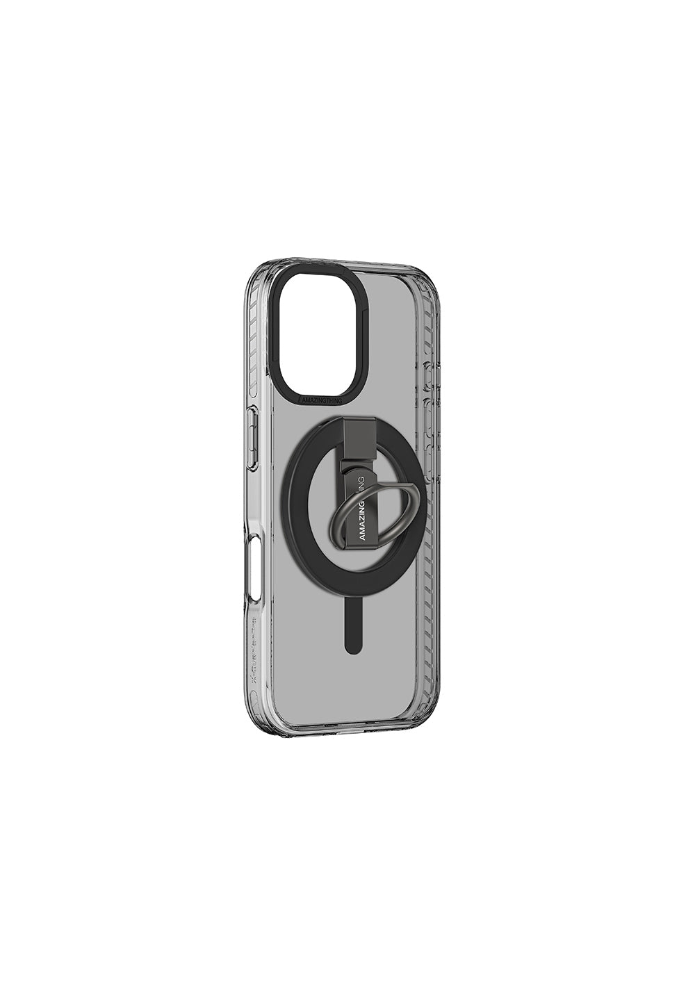 Apple iPhone 16 Plus Kılıf Manyetik Şarj Uyumlu Yüzük Standlı Amazingthing Titan Pro Serisi Kapak