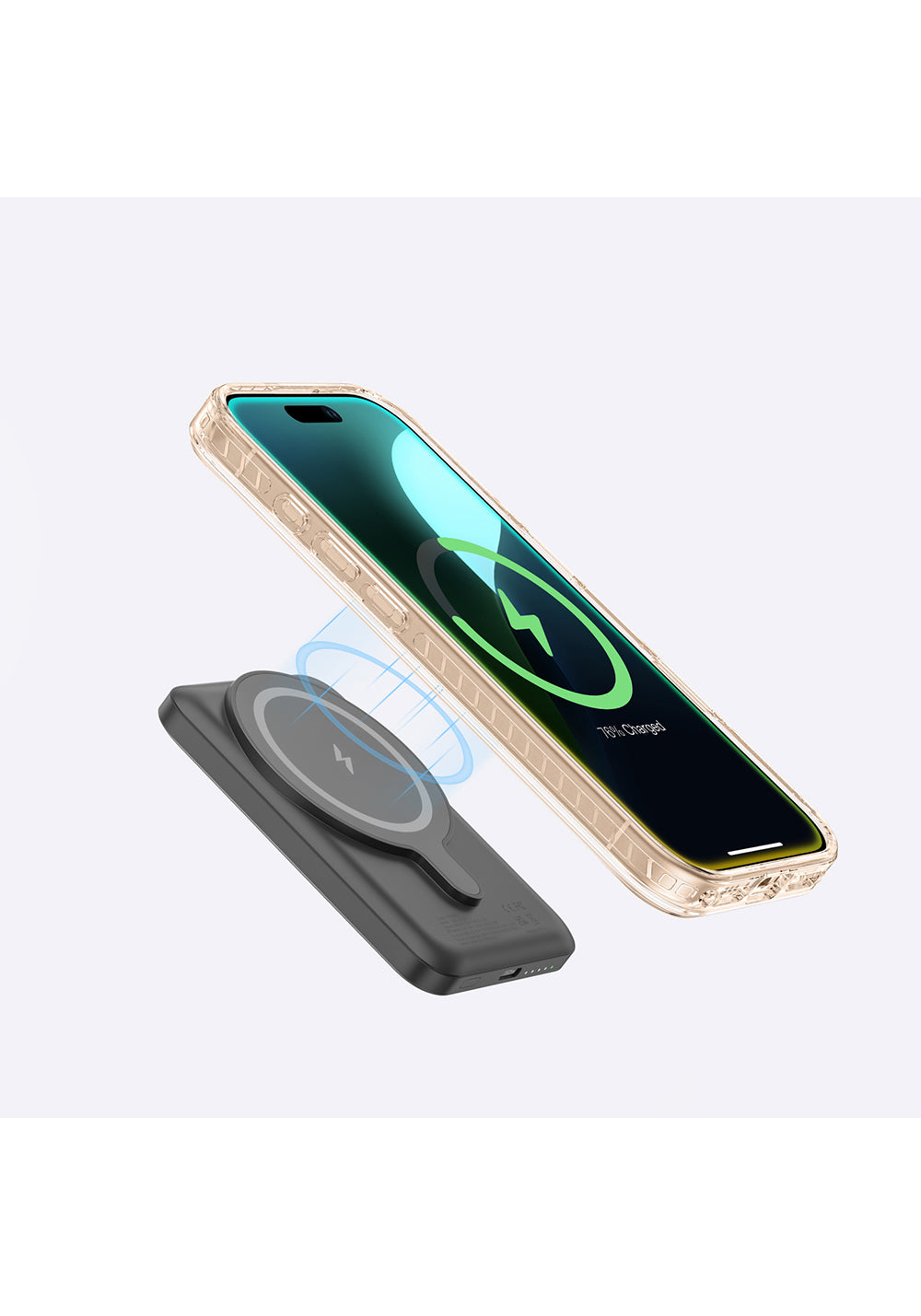 Apple iPhone 16 Pro Kılıf Manyetik Şarj Uyumlu Yüzük Standlı Amazingthing Titan Pro Serisi Kapak