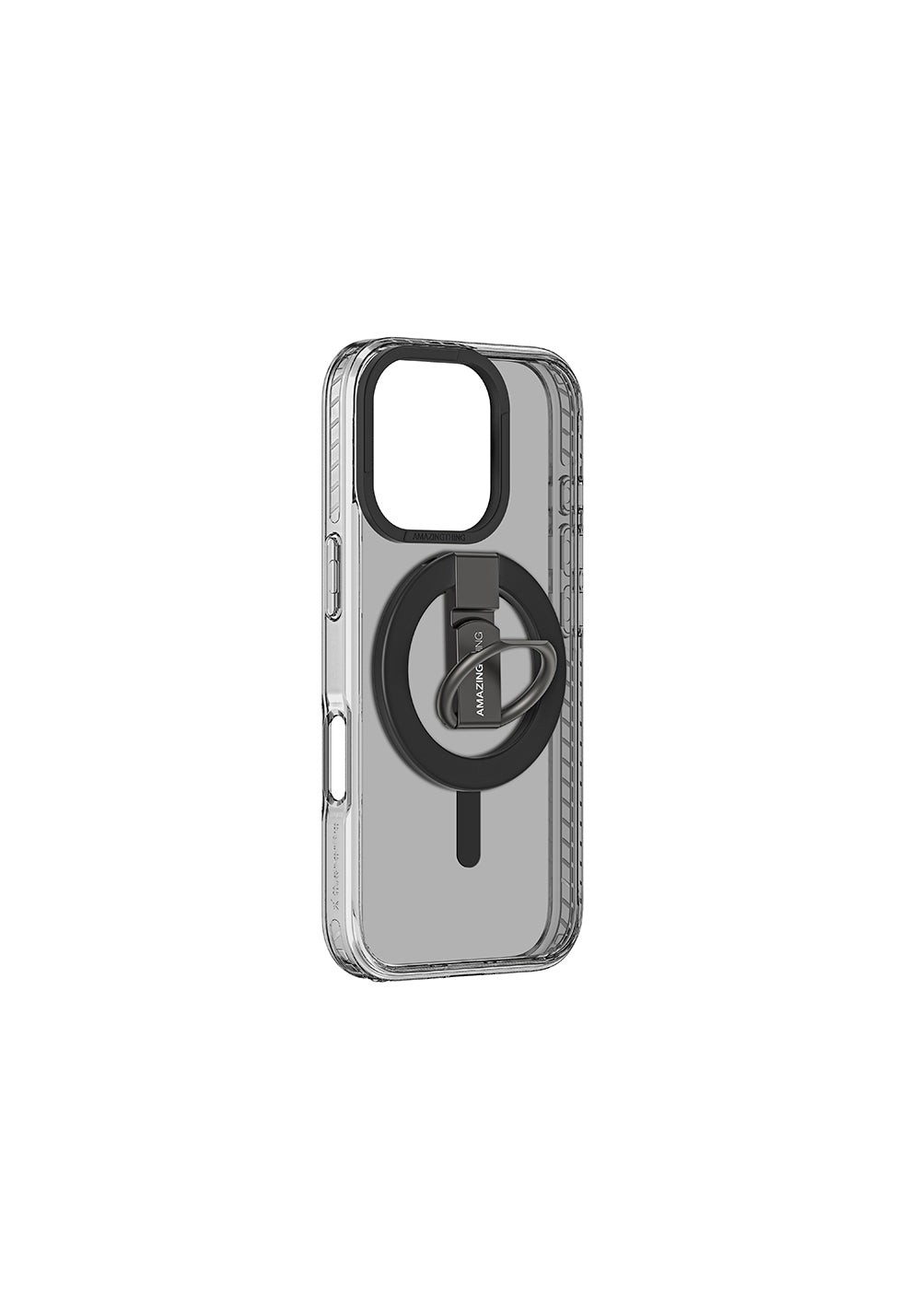 Apple iPhone 16 Pro Max Kılıf Manyetik Şarj Uyumlu Yüzük Standlı Amazingthing Titan Pro Serisi Kapak