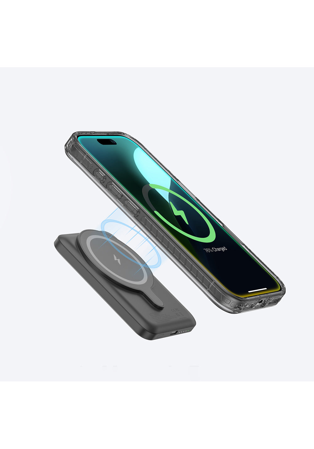 Apple iPhone 16 Kılıf Manyetik Şarj Uyumlu Standlı Amazingthing Titan Pro Plus Kapak