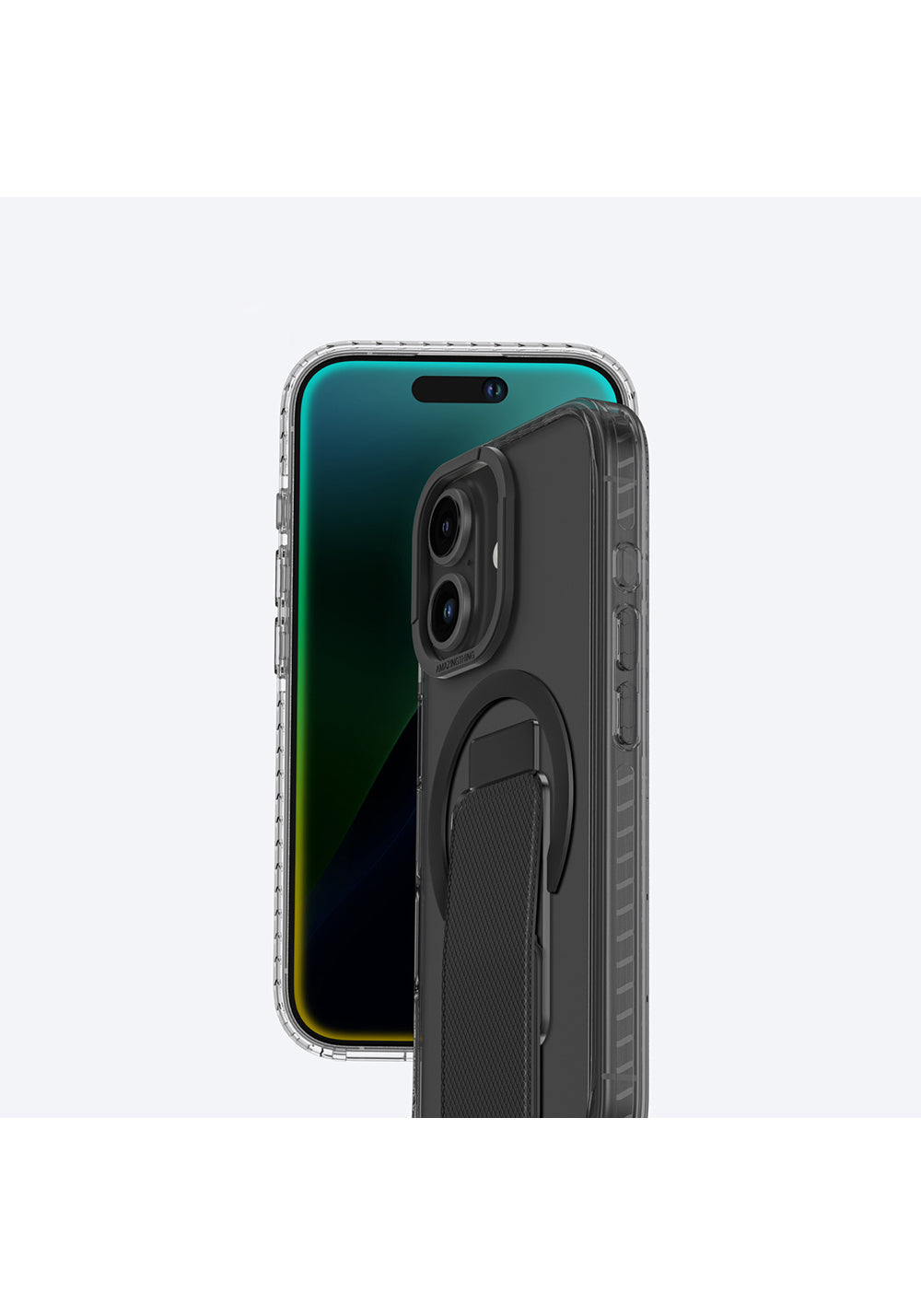 Apple iPhone 16 Kılıf Manyetik Şarj Uyumlu Standlı Amazingthing Titan Pro Plus Kapak
