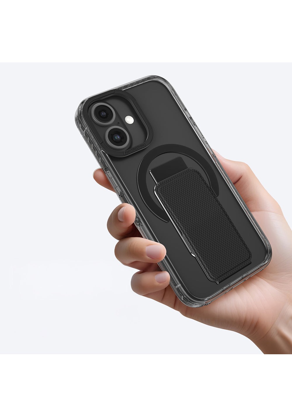 Apple iPhone 16 Plus Kılıf Manyetik Şarj Uyumlu Standlı Amazingthing Titan Pro Plus Kapak