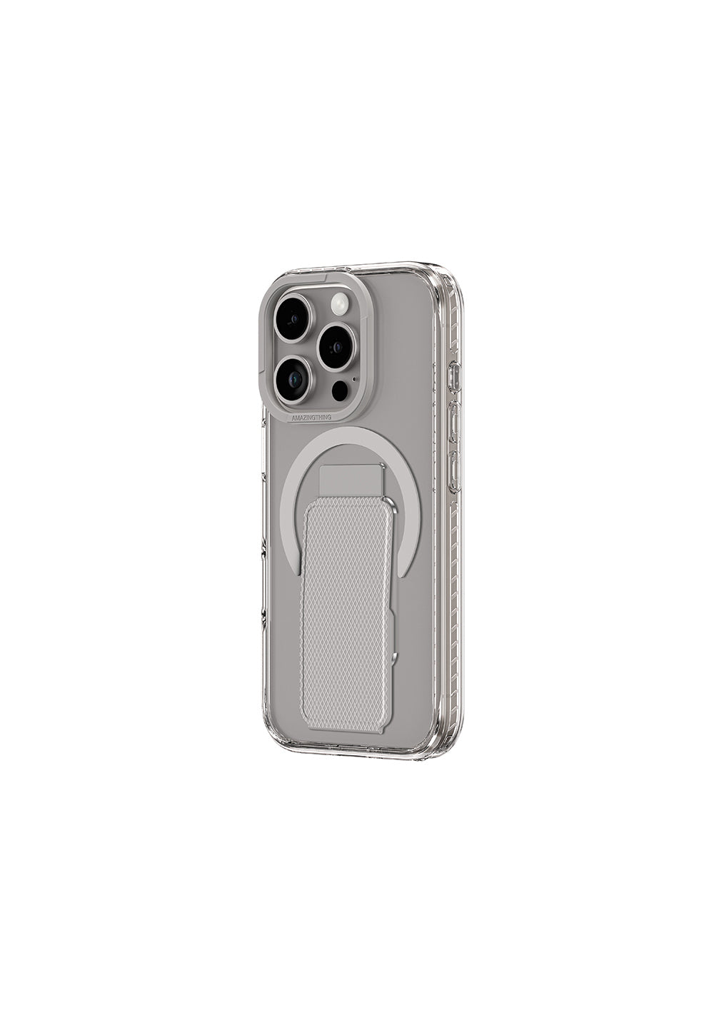 Apple iPhone 16 Pro Kılıf Manyetik Şarj Uyumlu Standlı Amazingthing Titan Pro Plus Kapak