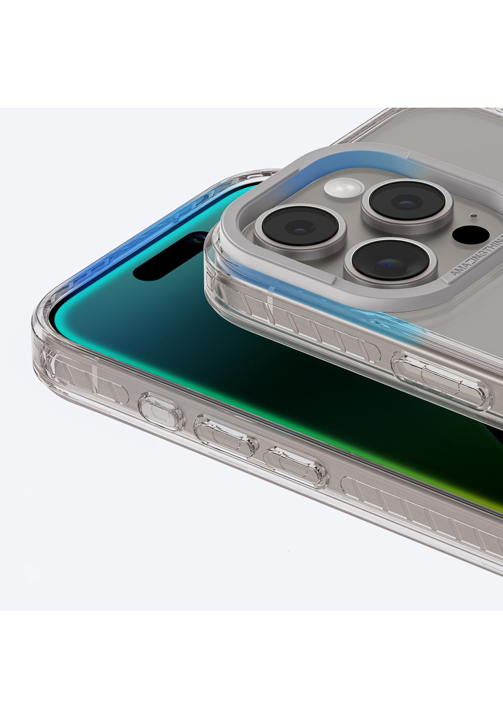Apple iPhone 16 Pro Kılıf Manyetik Şarj Uyumlu Standlı Amazingthing Titan Pro Plus Kapak