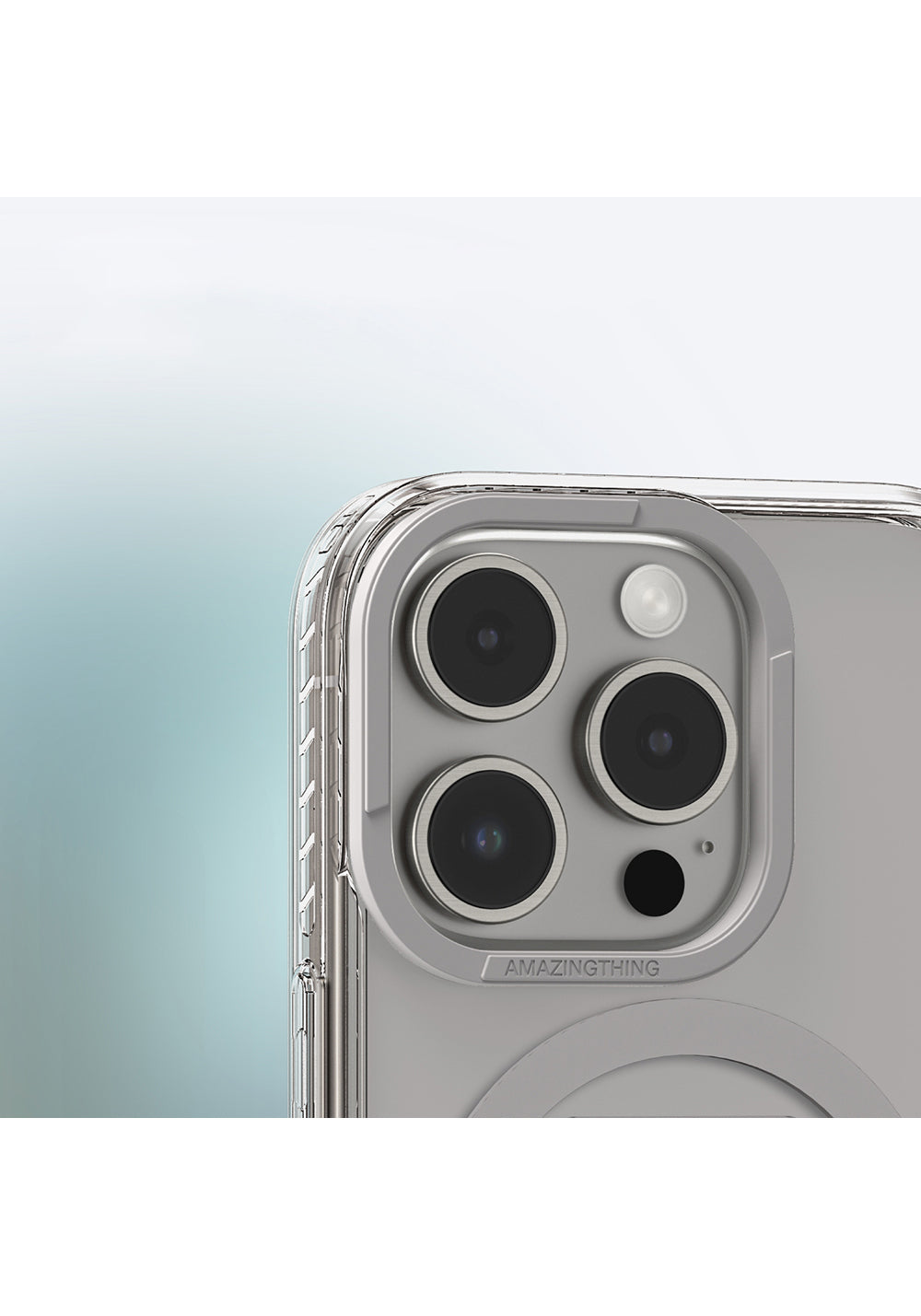Apple iPhone 16 Pro Kılıf Manyetik Şarj Uyumlu Standlı Amazingthing Titan Pro Plus Kapak