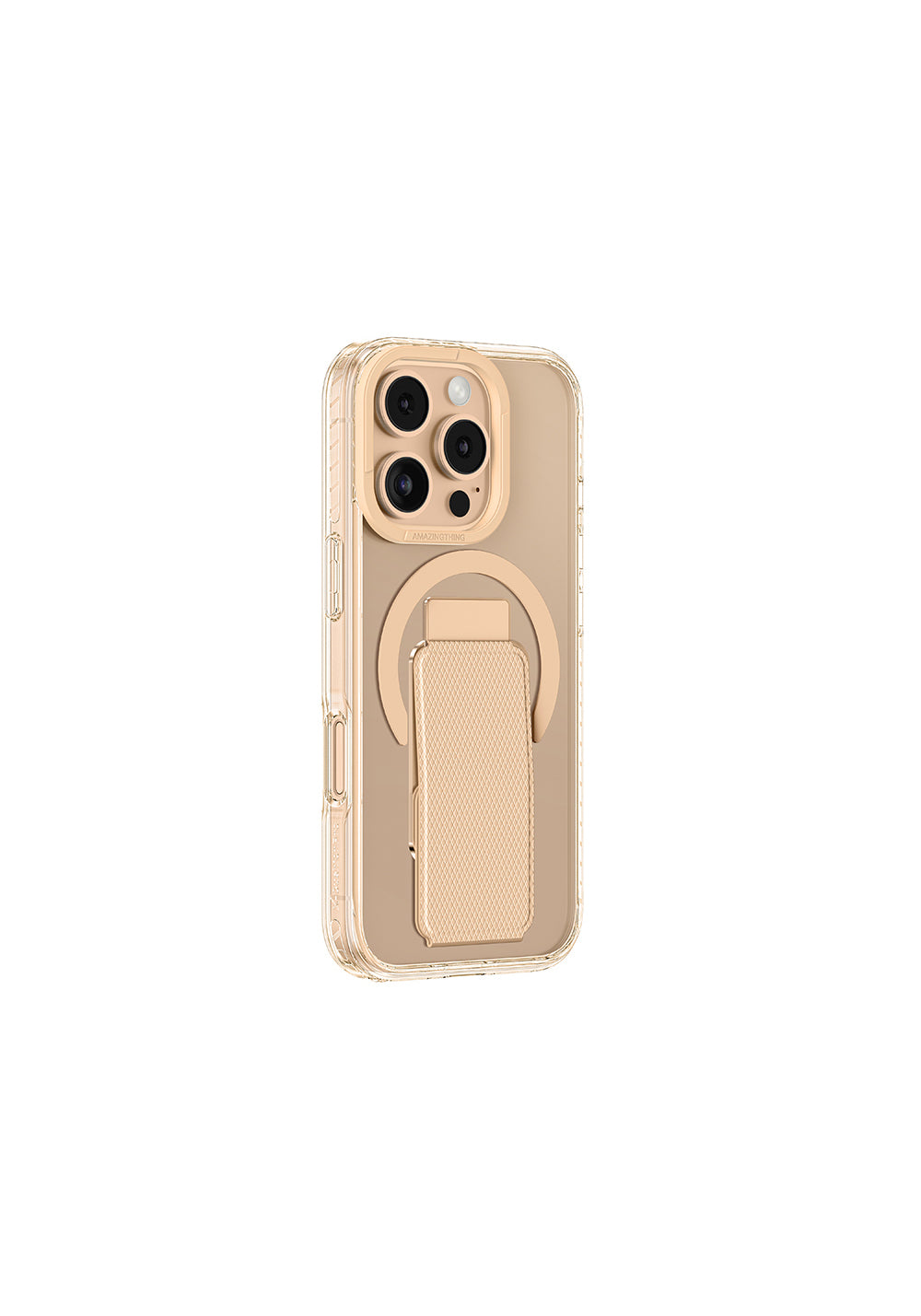 Apple iPhone 16 Pro Kılıf Manyetik Şarj Uyumlu Standlı Amazingthing Titan Pro Plus Kapak