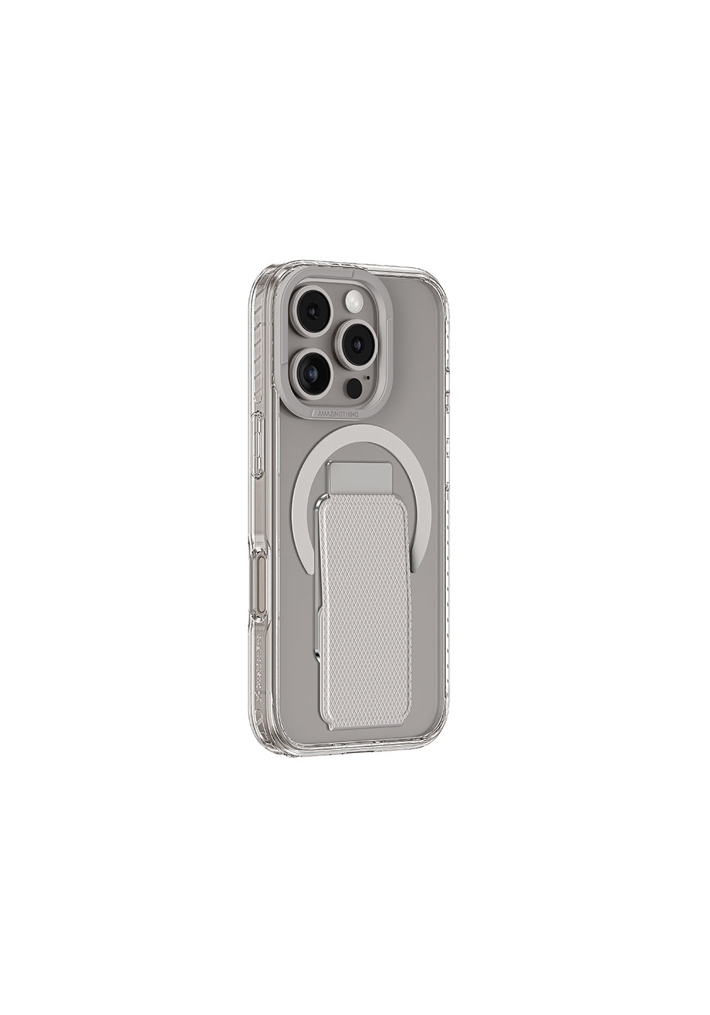 Apple iPhone 16 Pro Max Kılıf Manyetik Şarj Uyumlu Standlı Amazingthing Titan Pro Plus Kapak