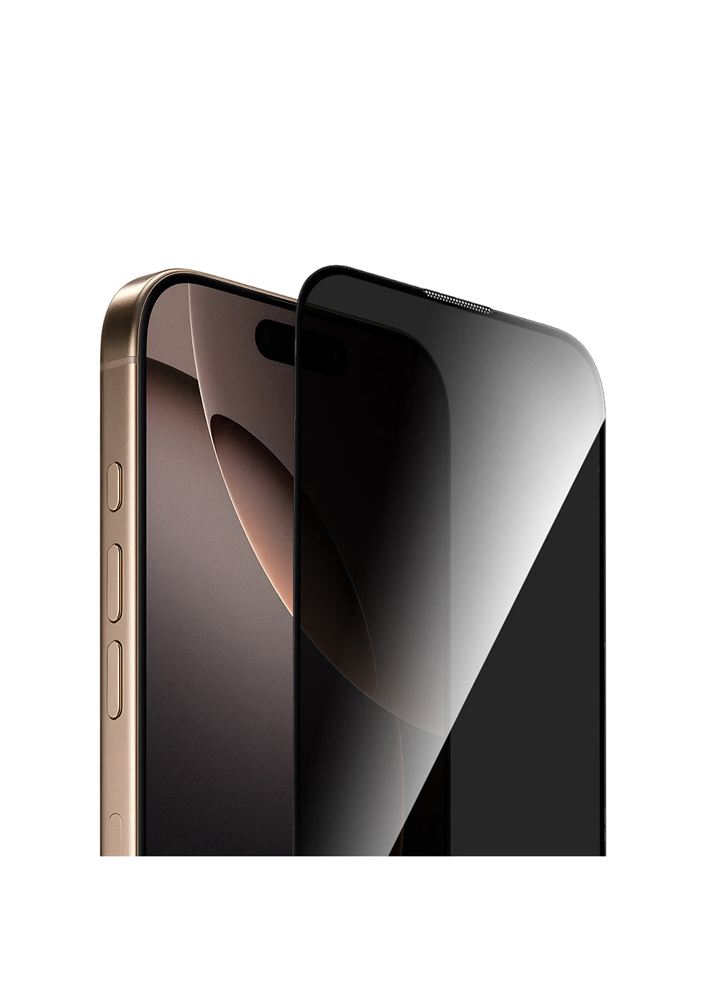 Apple iPhone 16 Pro Wiwu GT-021 Titan Guard Serisi Şok Emici Hibrit Polimer Privacy Ekran Koruyucu Film + Kolay Uygulama Aparatı