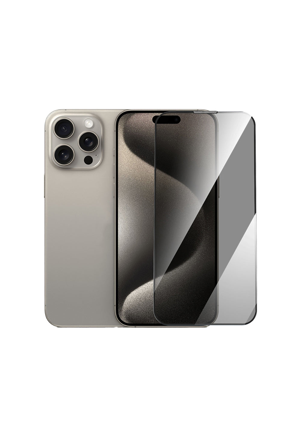 Apple iPhone 16 Pro Max Wiwu GT-021 Titan Guard Serisi Şok Emici Hibrit Polimer Privacy Ekran Koruyucu Film + Kolay Uygulama Aparatı
