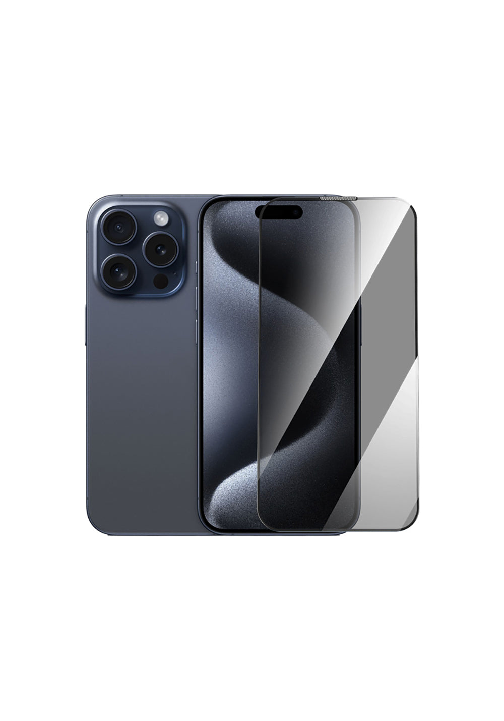 Apple iPhone 16 Pro Max Wiwu GT-021 Titan Guard Serisi Şok Emici Hibrit Polimer Privacy Ekran Koruyucu Film + Kolay Uygulama Aparatı