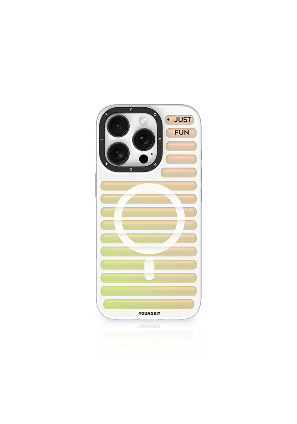 Apple iPhone 16 Pro Kılıf Manyetik Şarj Uyumlu Youngkit Geek Serisi Kapak