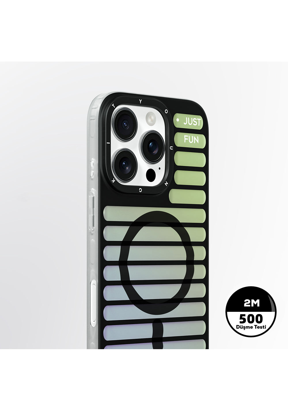 Apple iPhone 16 Pro Kılıf Manyetik Şarj Uyumlu Youngkit Geek Serisi Kapak