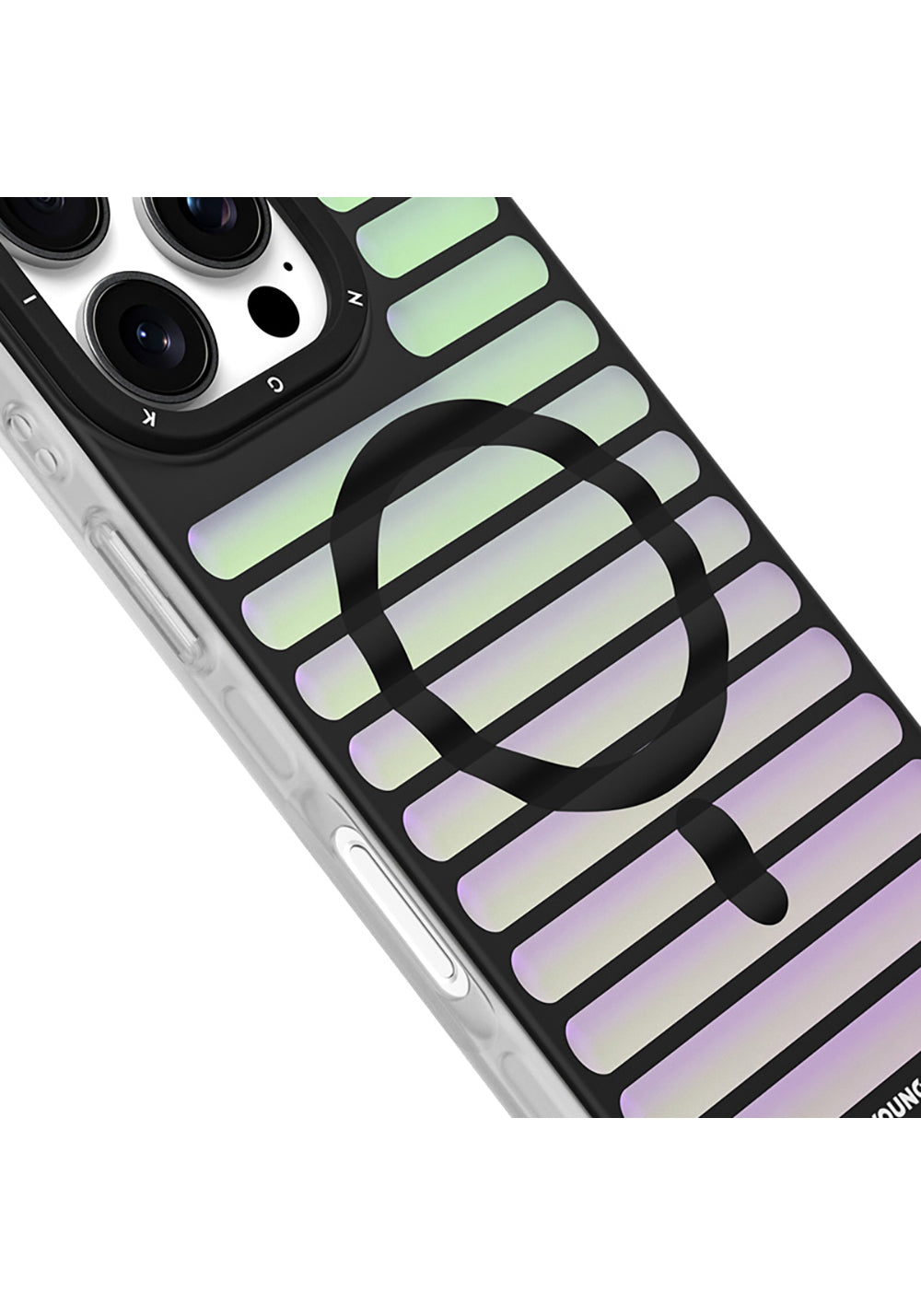 Apple iPhone 16 Pro Kılıf Manyetik Şarj Uyumlu Youngkit Geek Serisi Kapak