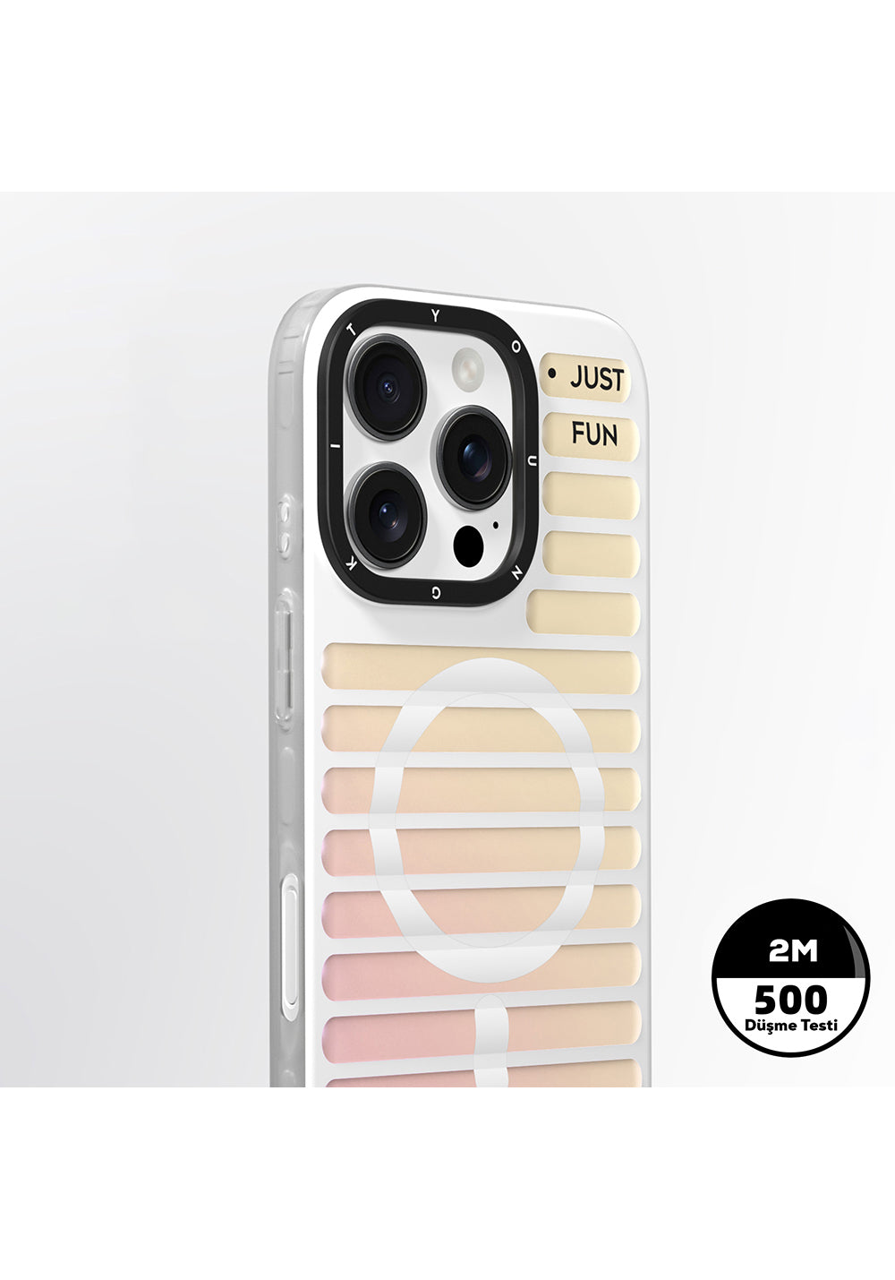 Apple iPhone 16 Pro Max Kılıf Manyetik Şarj Uyumlu Youngkit Geek Serisi Kapak