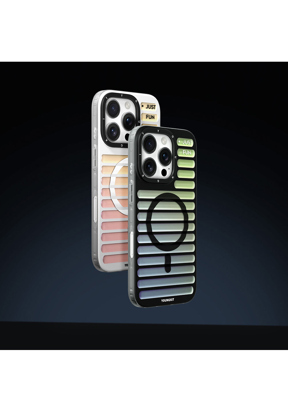 Apple iPhone 16 Pro Max Kılıf Manyetik Şarj Uyumlu Youngkit Geek Serisi Kapak