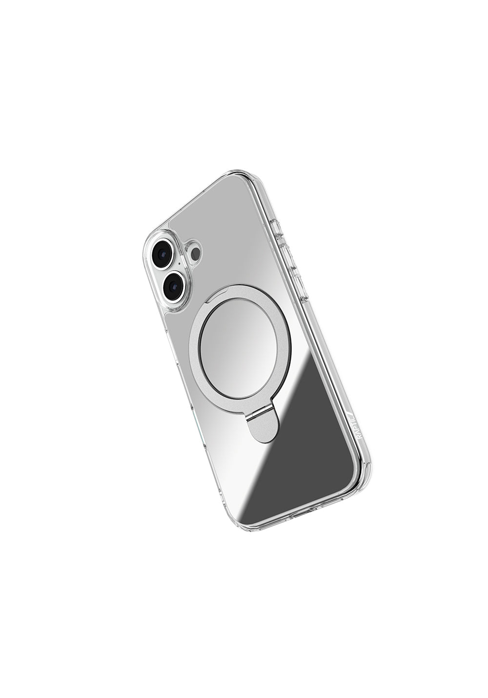 Apple iPhone 16 Plus Manyetik Şarj Uyumlu Kılıf Raptic Air Stand Serisi Aynalı Arka Yüzey Standlı Kapak
