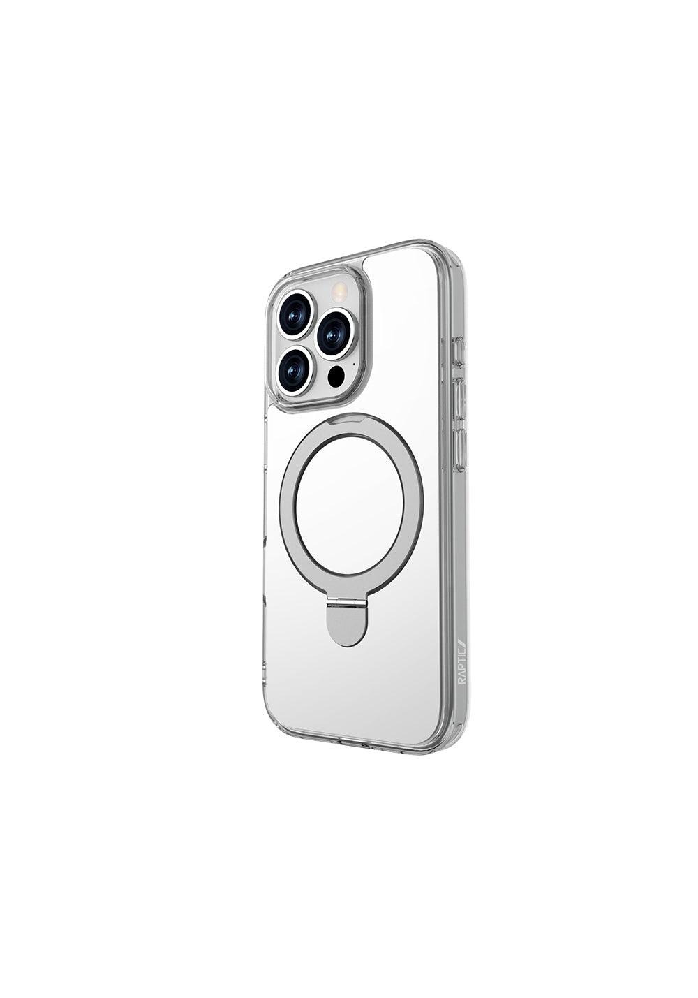 Apple iPhone 16 Pro Kılıf Manyetik Şarj Uyumlu Raptic Air Stand Serisi Aynalı Arka Yüzey Standlı Kapak