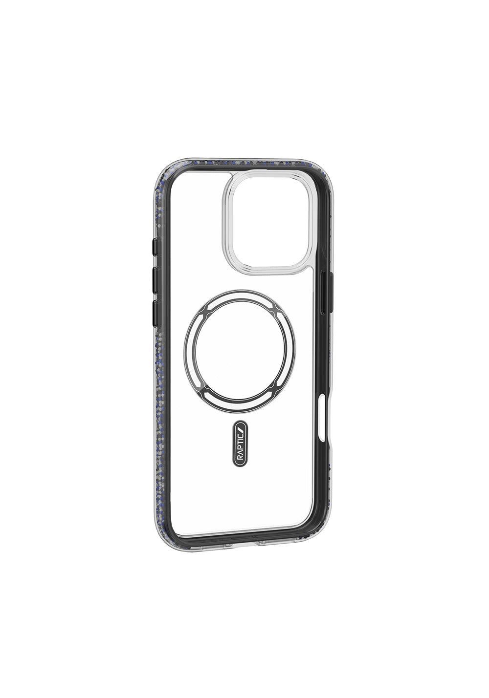Apple iPhone 16 Pro Kılıf Manyetik Şarj Uyumlu Raptic AirJoy Serisi Boncuk Tasarımlı Şeffaf Kapak