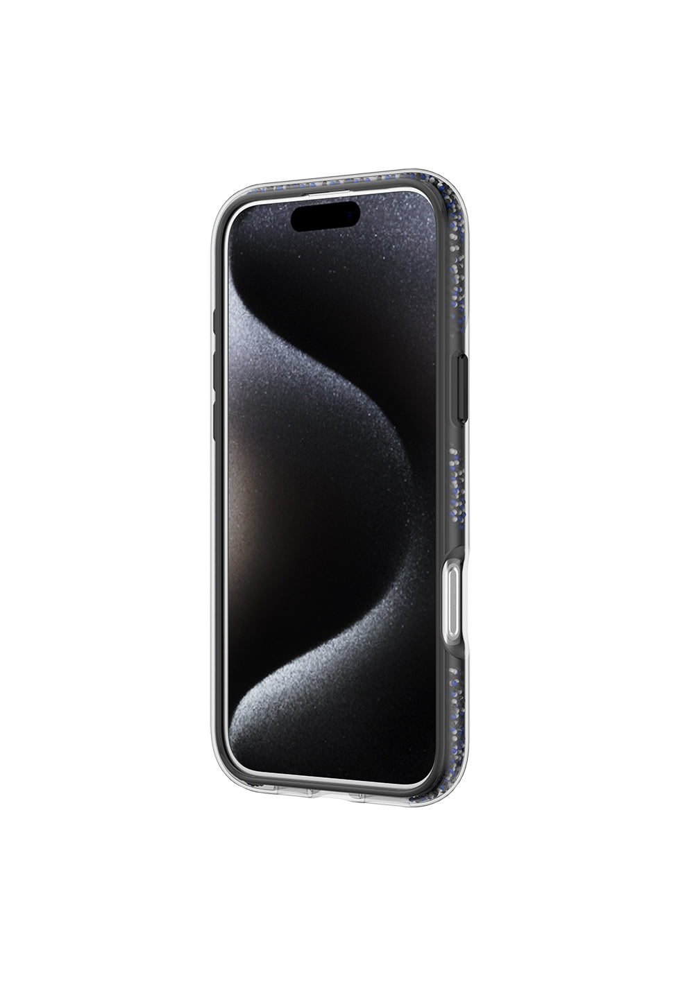 Apple iPhone 16 Pro Kılıf Manyetik Şarj Uyumlu Raptic AirJoy Serisi Boncuk Tasarımlı Şeffaf Kapak