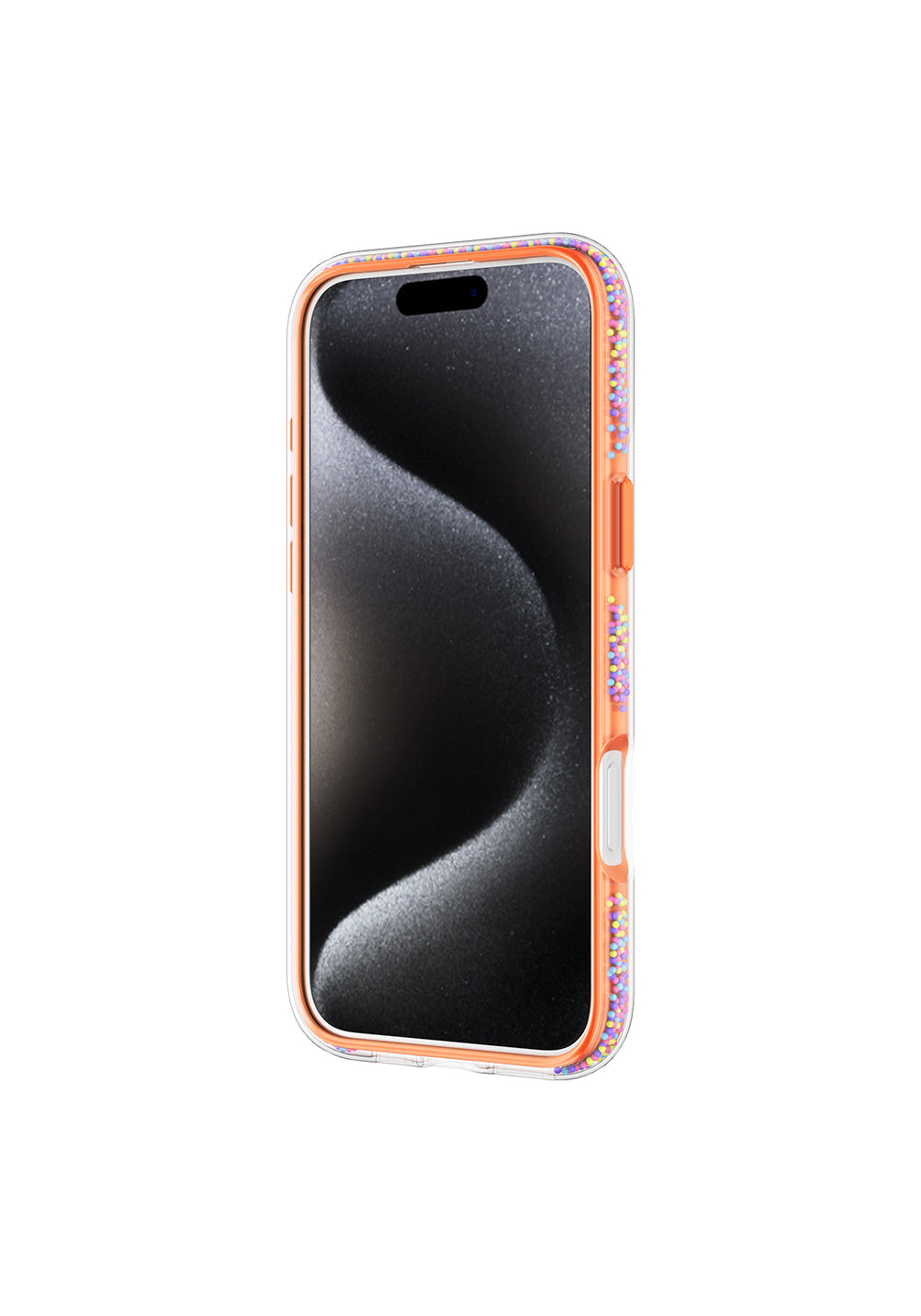 Apple iPhone 16 Pro Kılıf Manyetik Şarj Uyumlu Raptic AirJoy Serisi Boncuk Tasarımlı Şeffaf Kapak