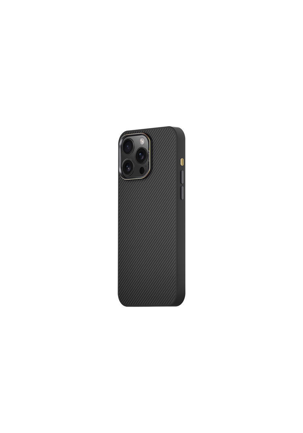 Apple iPhone 16 Pro Max Kılıf Manyetik Şarj Uyumlu 600D Metal Kamera Çerçeveli Raptic Aramid Karbon Fiber Serisi Kapak