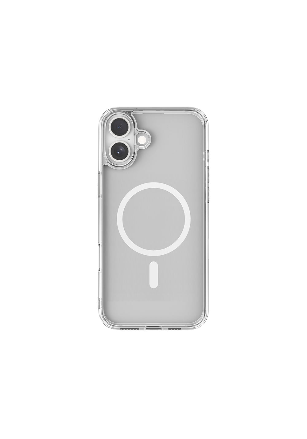 Apple iPhone 16 Kılıf Manyetik Şarj Uyumlu Raptic Crystal M-safe Serisi Şeffaf Kapak