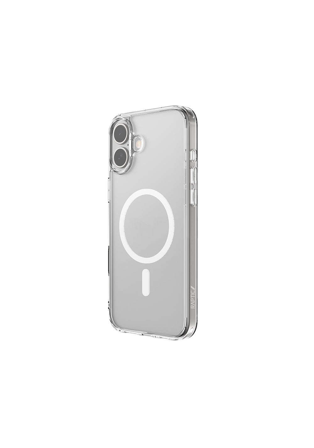 Apple iPhone 16 Kılıf Manyetik Şarj Uyumlu Raptic Crystal M-safe Serisi Şeffaf Kapak