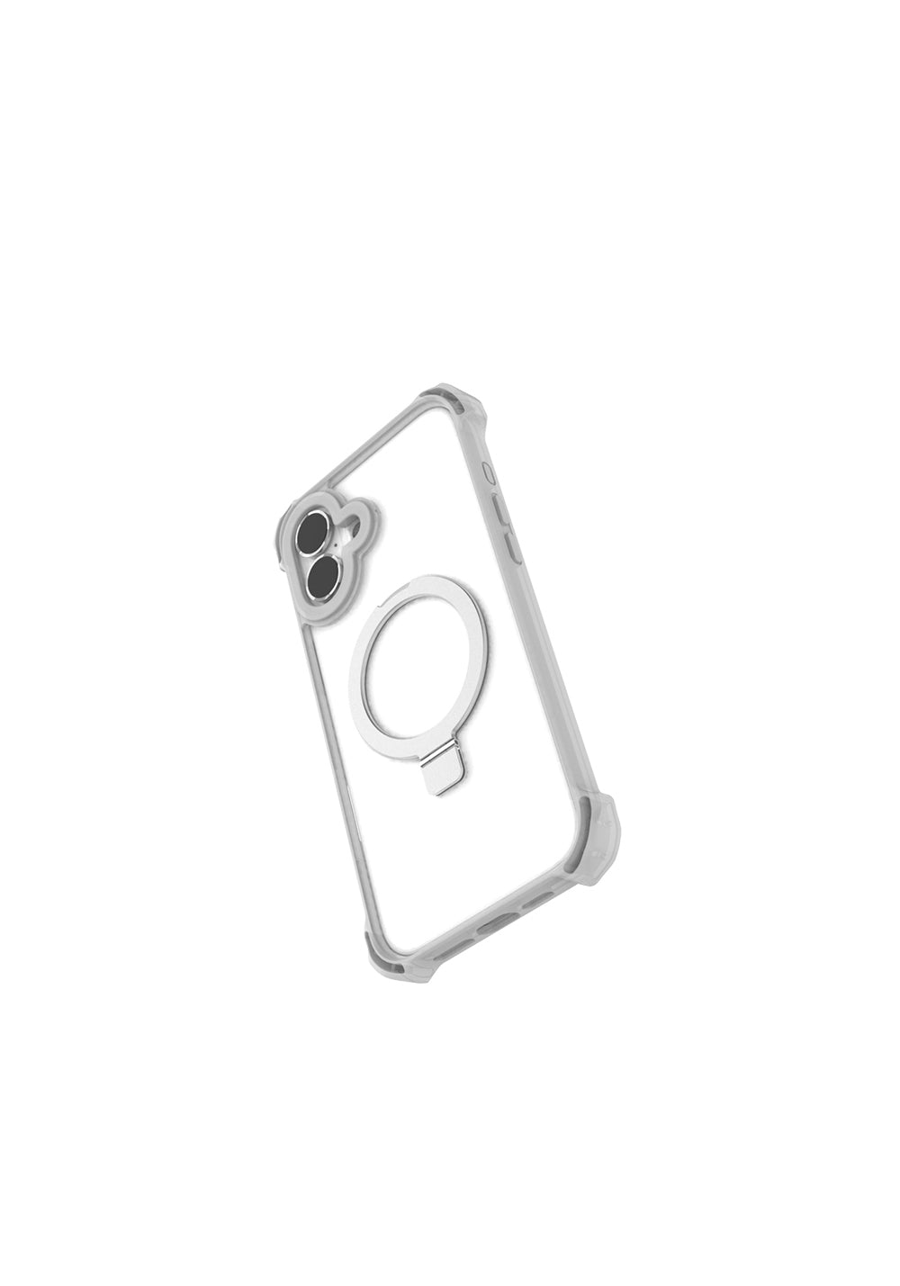 Apple iPhone 16 Kılıf Manyetik Şarj Uyumlu Raptic Dual Serisi Şeffaf Standlı Kapak