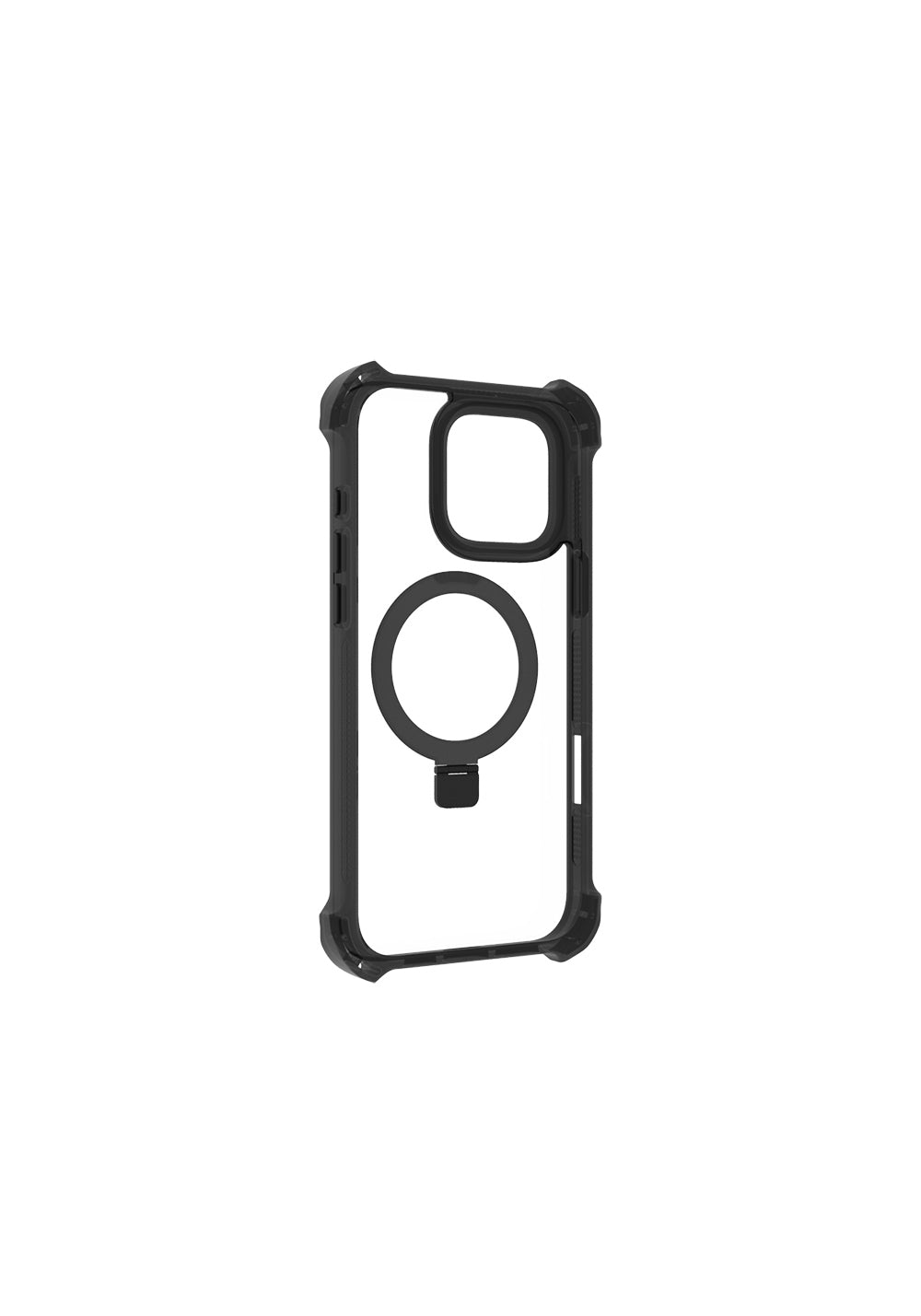 Apple iPhone 16 Pro Max Kılıf Manyetik Şarj Uyumlu Raptic Dual Serisi Şeffaf Standlı Kapak