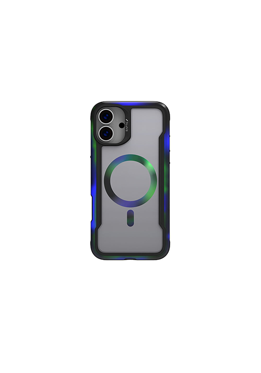 Apple iPhone 16 Kılıf Manyetik Şarj Uyumlu Airbagli Raptic Shield 2.0 Serisi Şeffaf Arka Yüzey Kapak
