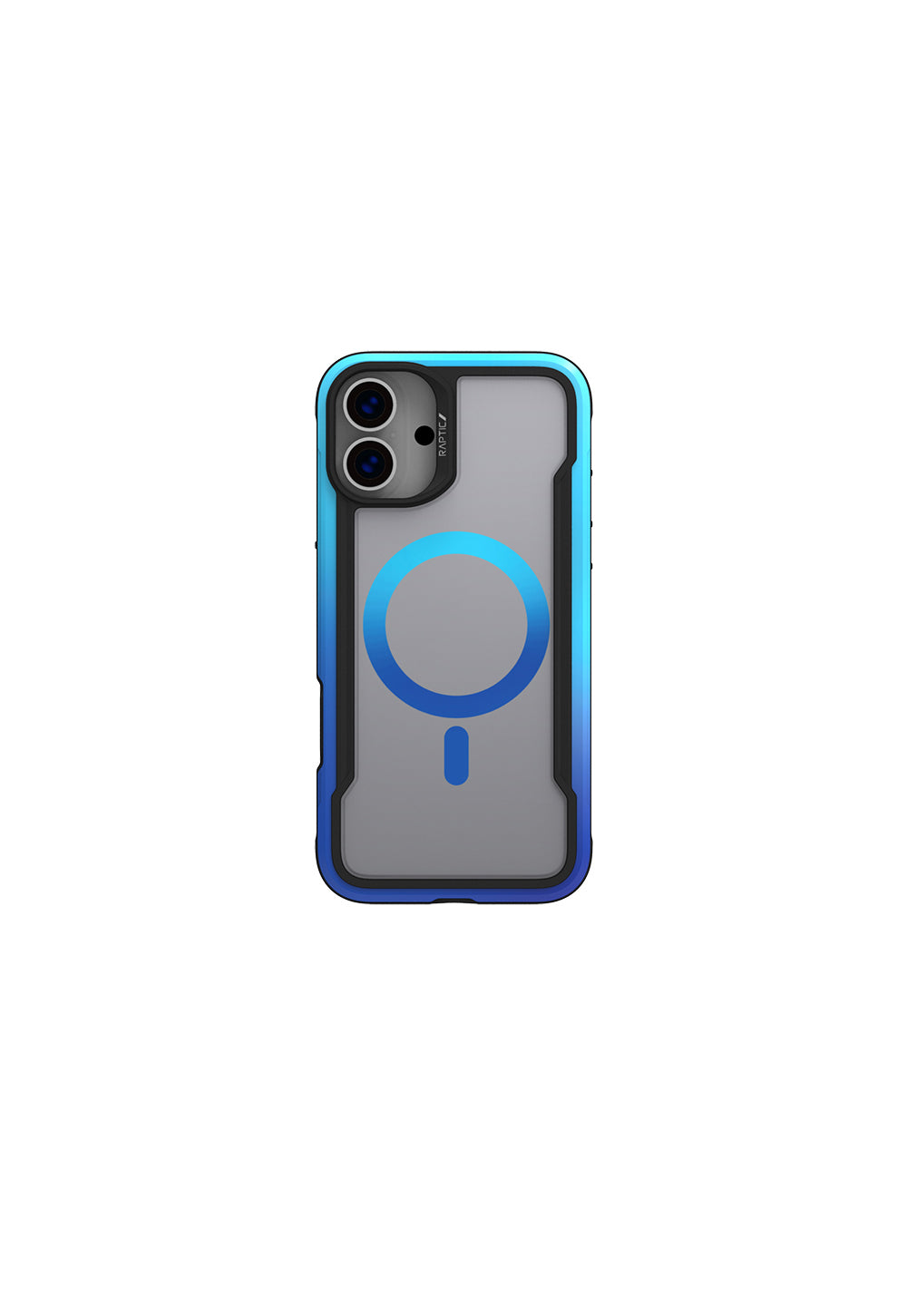 Apple iPhone 16 Kılıf Manyetik Şarj Uyumlu Airbagli Raptic Shield 2.0 Serisi Şeffaf Arka Yüzey Kapak