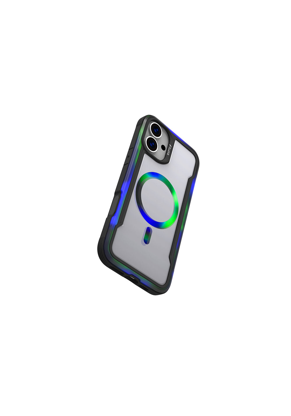 Apple iPhone 16 Kılıf Manyetik Şarj Uyumlu Airbagli Raptic Shield 2.0 Serisi Şeffaf Arka Yüzey Kapak