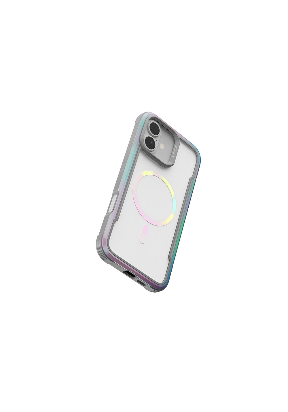 Apple iPhone 16 Kılıf Manyetik Şarj Uyumlu Airbagli Raptic Shield 2.0 Serisi Şeffaf Arka Yüzey Kapak