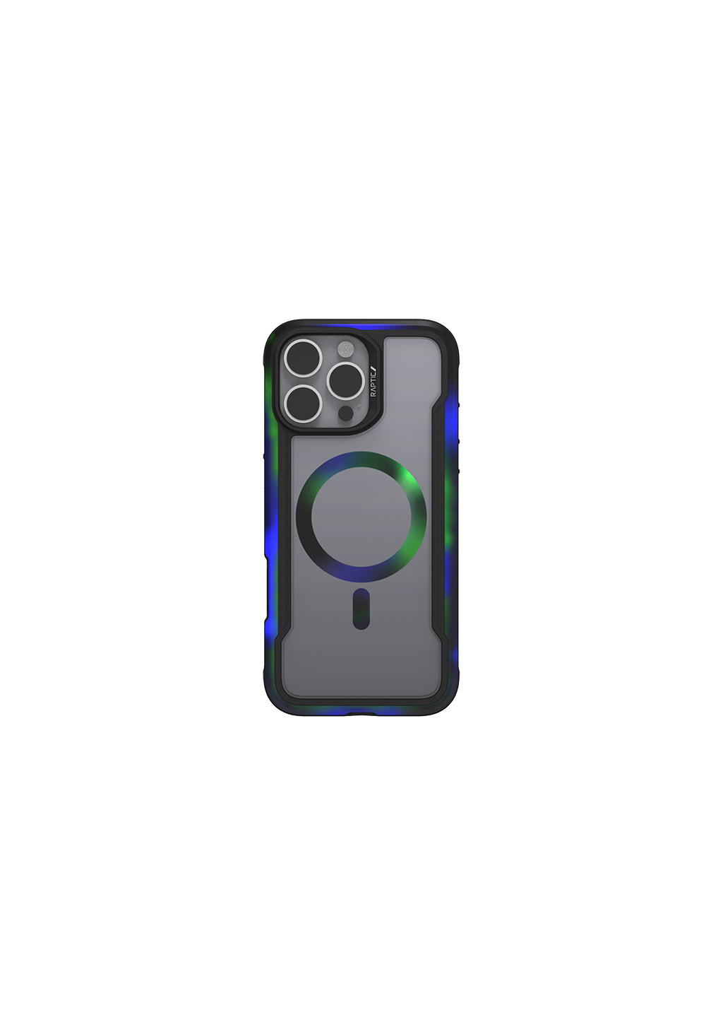 Apple iPhone 16 Pro Max Kılıf Manyetik Şarj Uyumlu Airbagli Raptic Shield 2.0 Serisi Şeffaf Arka Yüzey Kapak