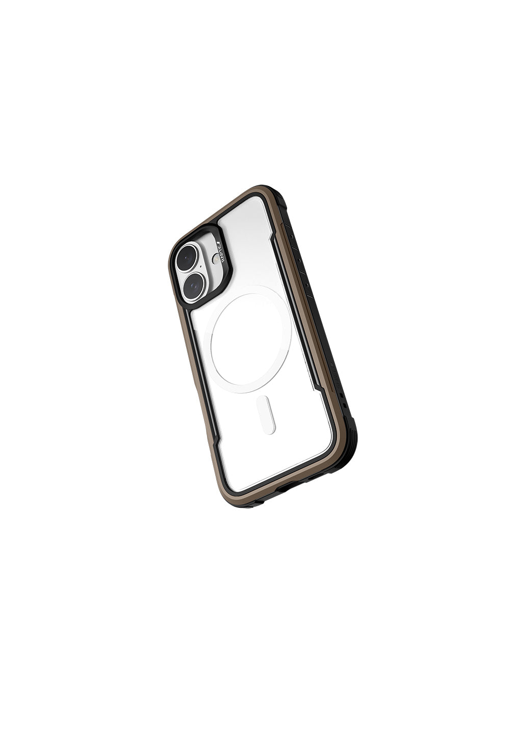 Apple iPhone 16 Kılıf Manyetik Şarj Uyumlu Airbagli Raptic Shield Serisi Şeffaf Arka Yüzey Kapak