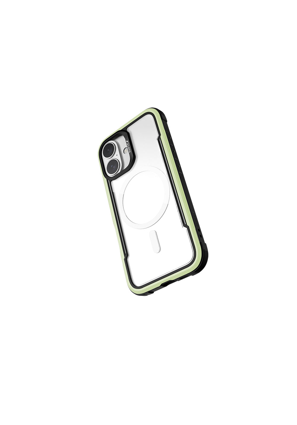 Apple iPhone 16 Kılıf Manyetik Şarj Uyumlu Airbagli Raptic Shield Serisi Şeffaf Arka Yüzey Kapak