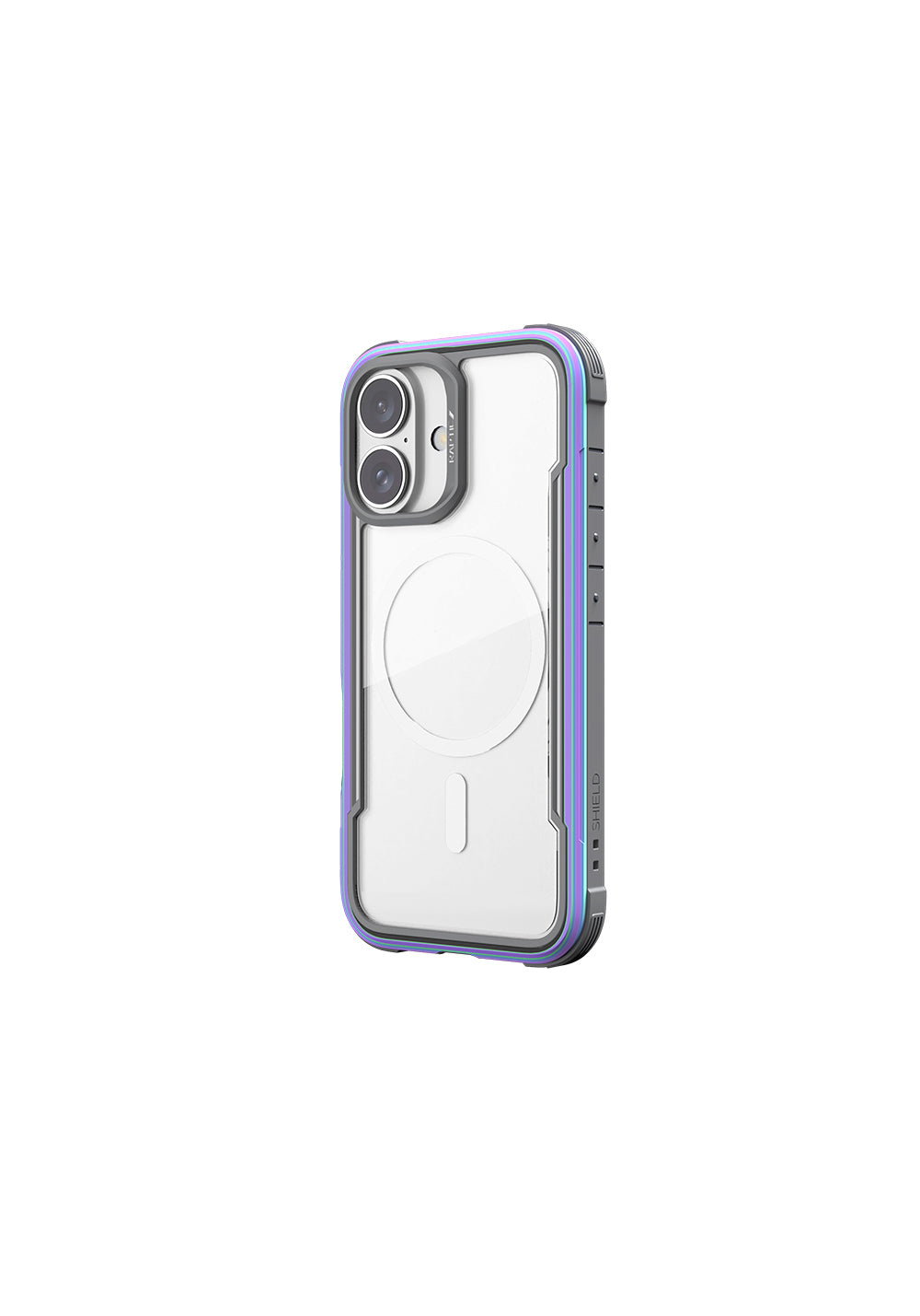 Apple iPhone 16 Kılıf Manyetik Şarj Uyumlu Airbagli Raptic Shield Serisi Şeffaf Arka Yüzey Kapak