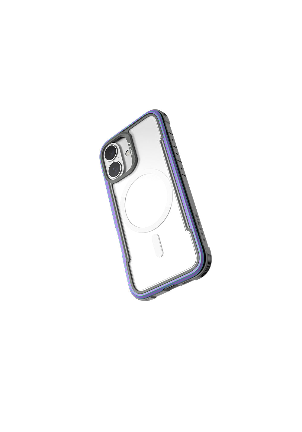 Apple iPhone 16 Kılıf Manyetik Şarj Uyumlu Airbagli Raptic Shield Serisi Şeffaf Arka Yüzey Kapak