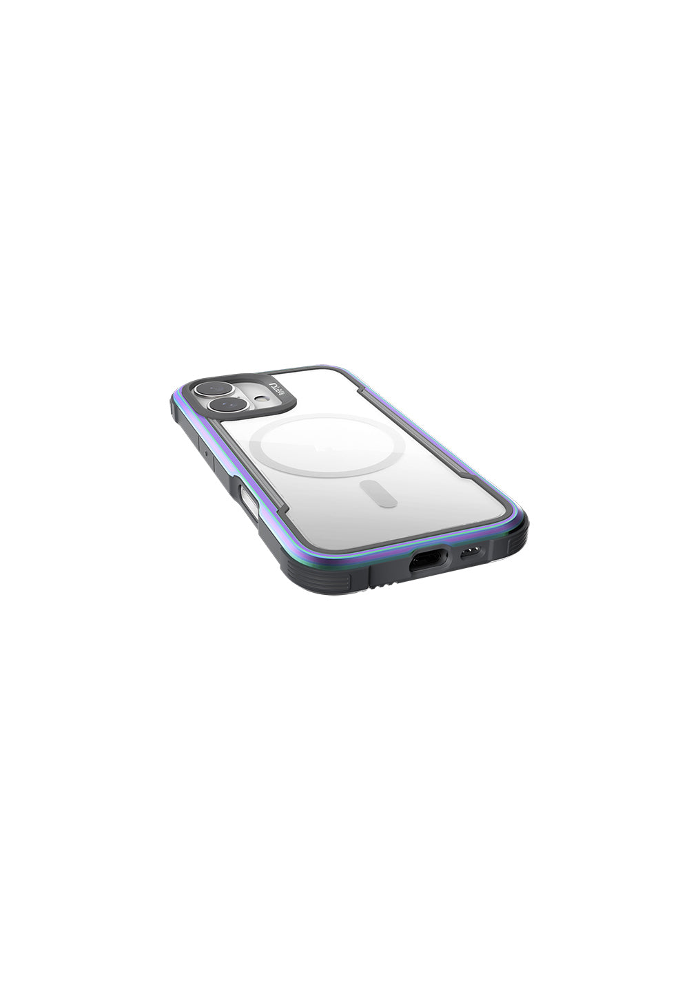 Apple iPhone 16 Kılıf Manyetik Şarj Uyumlu Airbagli Raptic Shield Serisi Şeffaf Arka Yüzey Kapak