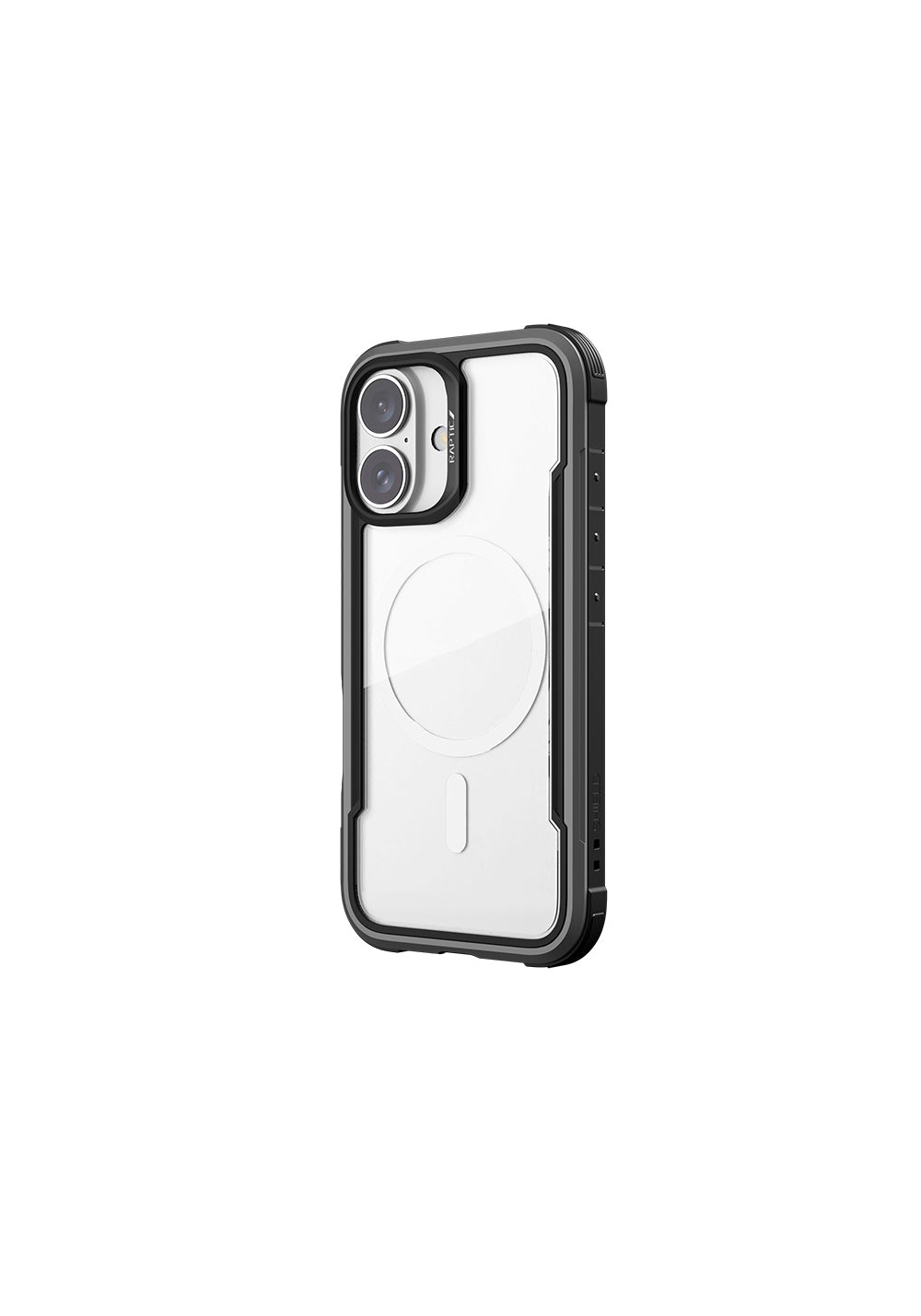 Apple iPhone 16 Kılıf Manyetik Şarj Uyumlu Airbagli Raptic Shield Serisi Şeffaf Arka Yüzey Kapak