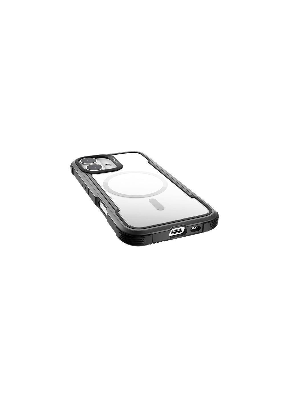 Apple iPhone 16 Kılıf Manyetik Şarj Uyumlu Airbagli Raptic Shield Serisi Şeffaf Arka Yüzey Kapak
